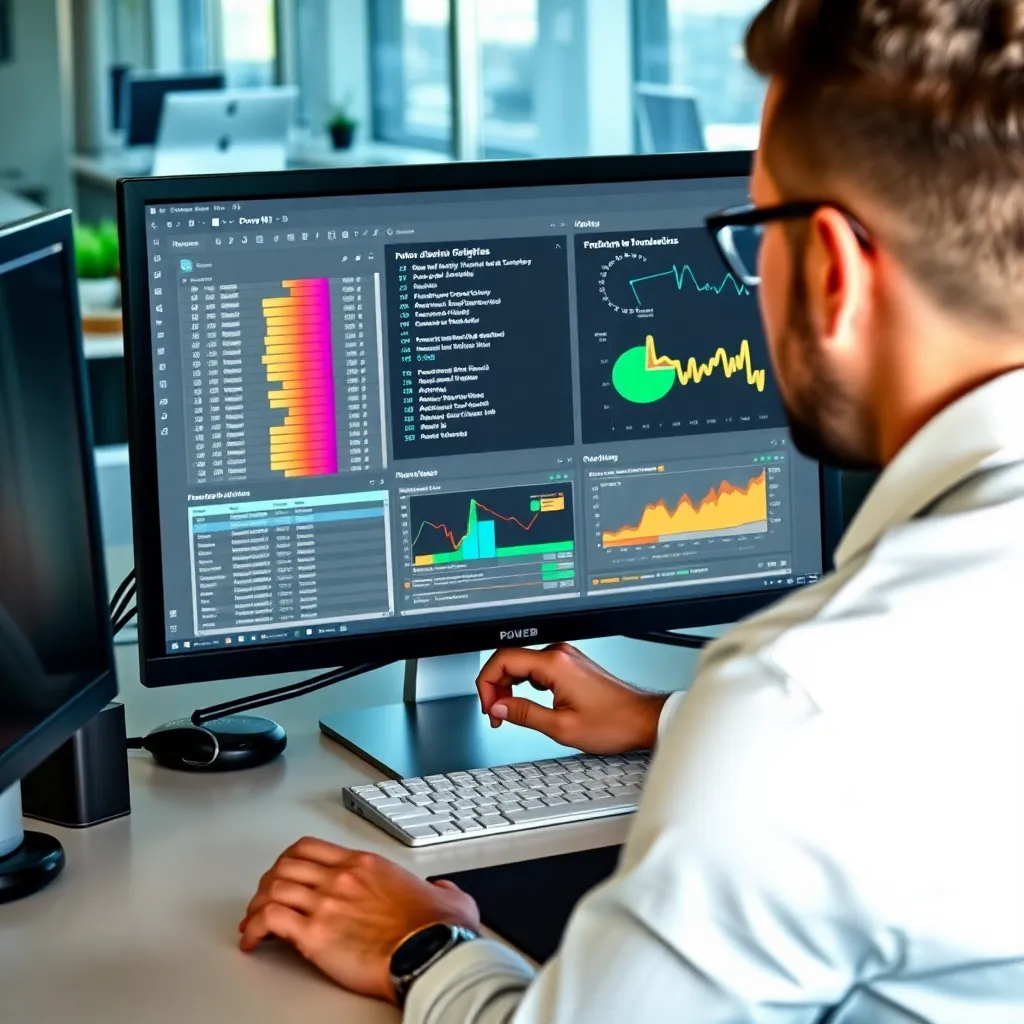 Dataspecialist die DAX-formules schrijft in Power BI