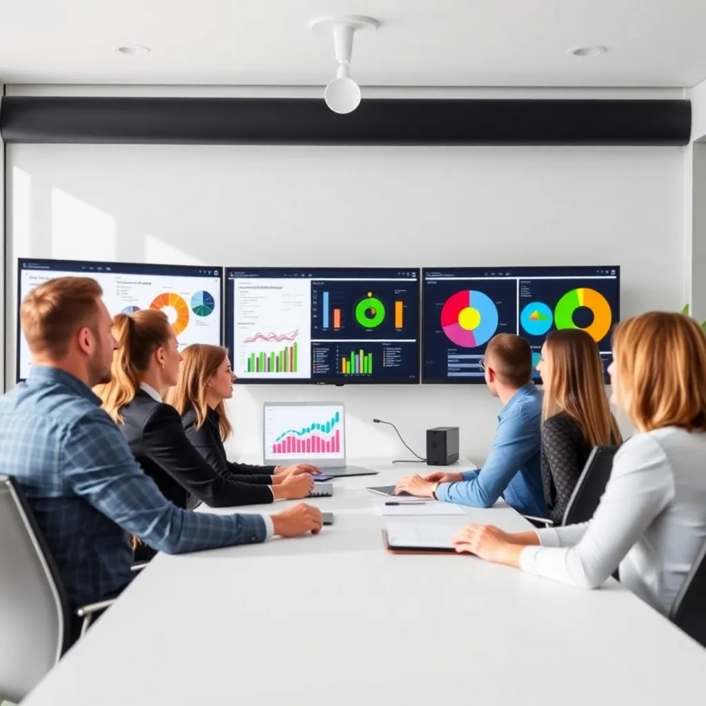 Professionele datavisualisatie workshop met deelnemers