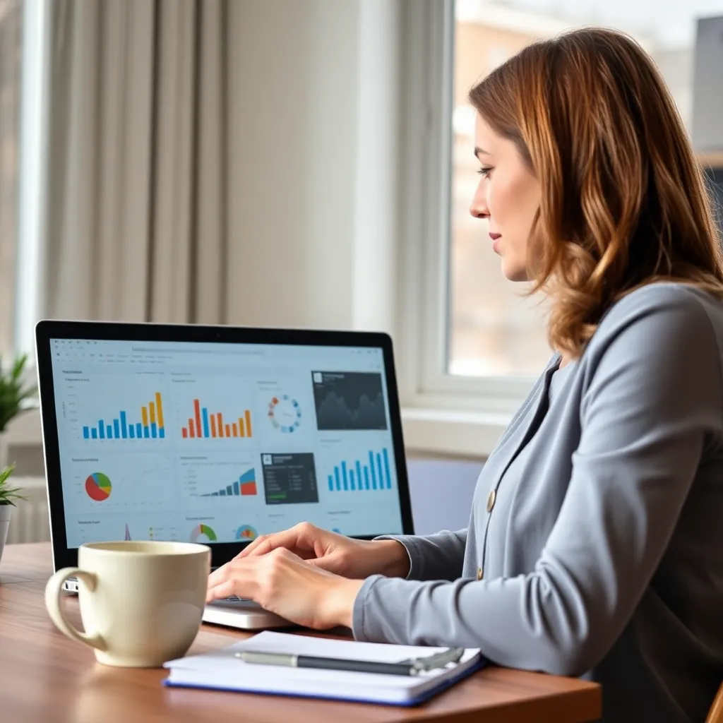 Professionele Power BI dashboard met data visualisaties